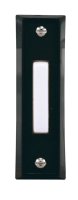 Black Plastic Wired Pushbutton Doorbell