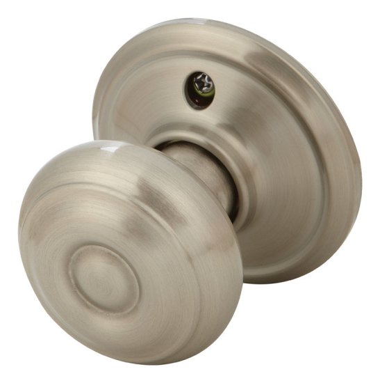 Georgian Satin Nickel Steel Dummy Knob 2 Right or Left H