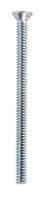 No. 6-32 x 2 in. L Phillips Flat Head Zinc-Plated Steel