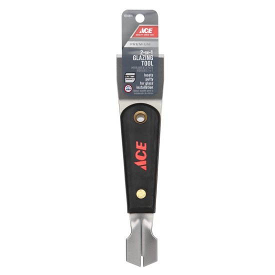 Ace 1.6 in. W X 8.5 in. L Black Plastic Glazing Tool