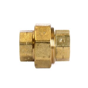 (image for)  3/4 in. FPT X 3/4 in. D FPT Yellow Brass Union