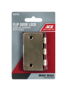 Bright Brass Steel Flip Lock 1 pk