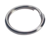 1 in. D Tempered Steel Silver Split Rings/Cable Rings Key Ring