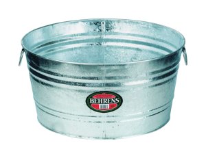 17 gal. Steel Tub Round