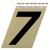 Hillman 3 in. Reflective Black Vinyl  Self-Adhesive Number 7 1