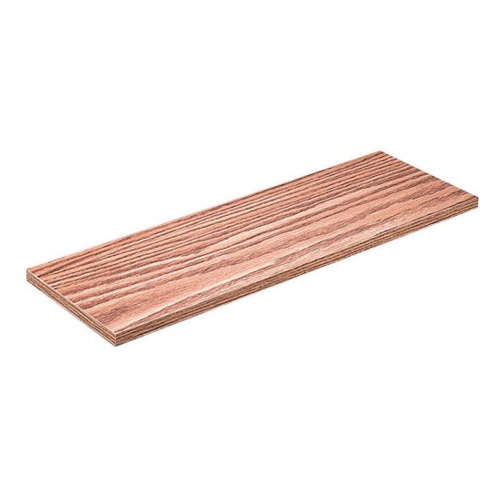 8 in. H x 8 in. W x 36 in. D Oak Melatex Laminate/P