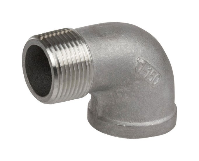 2 in. FPT x 2 in. Dia. FPT Stainless Steel Elbow