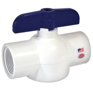 1-1/4 in. PVC Threaded Ball Valve