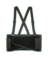 38 in. to 47 in. Elastic Back Support Belt Black L 1 pc.