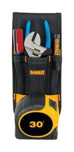 DeWalt 4 pocket Polyester Fabric Tool Holder 3.7 in. L x 8.7 in.