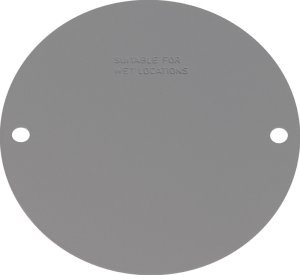 Electric Round Steel Flat Box Cover For Wet Locations