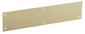 (image for) 6 in. H X 30 in. L Bright Brass Brass Kickplate