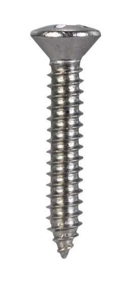 No. 14 x 1-1/2 in. L Phillips Oval Head Stainless Steel