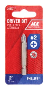 Phillips 2 in. x 2 in. L Power Screwdriver Bit S2 Tool Steel