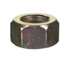 3/8 in. Zinc Dichromate Steel USS Hex Nut 100 pk