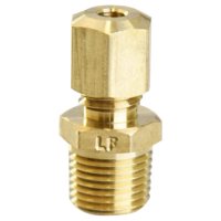(image for)  1/8 in. Compression X 1/8 in. D MPT Brass Connector