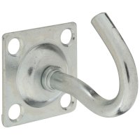 National Hardware Zinc-Plated Silver Steel Clothesline Hook 140