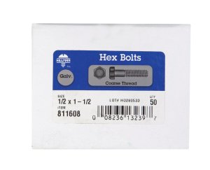 1/2 in. Dia. x 1-1/2 in. L Hot Dipped Galvanized Steel H