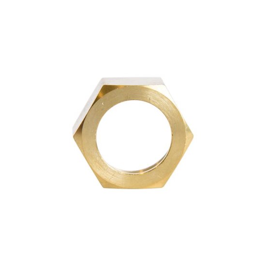 (image for)  7/8 in. Compression X 7/8 in. D Compression Yellow Brass Nut
