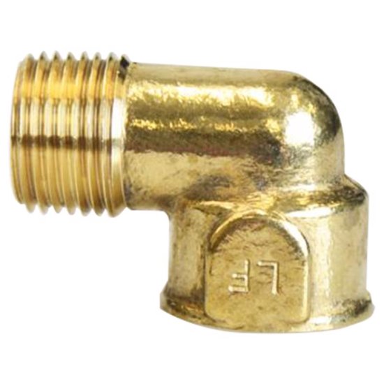 (image for)  3/8 in. FPT X 3/8 in. D MPT Brass 90 Degree Street Elbow