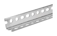 SteelWorks 1-1/2 in. W x 36 in. L Zinc Plated Steel Slotted Angl