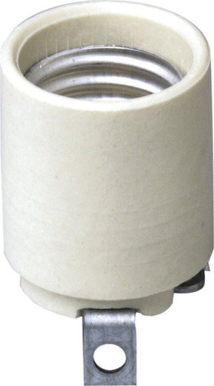 Porcelain Medium Base Keyless Socket 1 pk