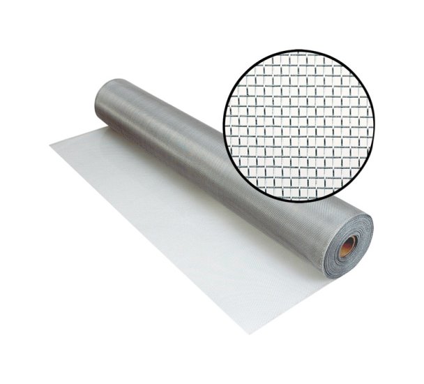 30 W x 100 L Natural Aluminum Screen Cloth