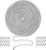 (image for) Stainless Beaded Chain Extension for Fan Switches 236 in. With 30 Connectors