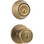 Combo Pack Featuring SmartKey Security Antique Brass