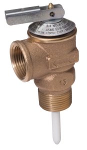 Temperature and Pressure Relief Valve 1/2" Short