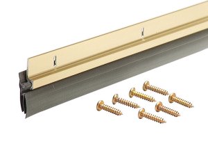 Gold Aluminum/Vinyl Sweep For Garage Doors 36 in. L x 1/8 in.