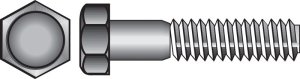 1/2 in. Dia. x 5-1/2 in. L Zinc Plated Steel Hex Bolt 25