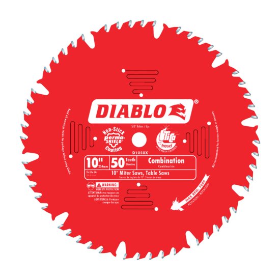 10 in. Dia. x 5/8 in. Carbide Tip Combination Saw Blade 5