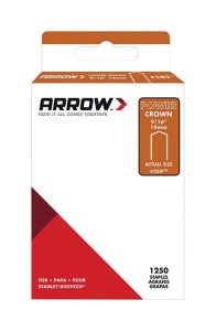 #589 3/8 in. W x 9/16 in. L 18 Ga. Power Crown Standard Staples