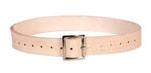 Leather Work Belt 46 in. L x 11 in. H Tan 29 in. to 46 in.