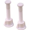 (image for) 7/16 in. x 2-1/4 in. Toilet Seat Bolts Plastic White, Di