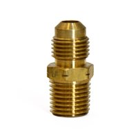 (image for)  5/16 in. Flare X 1/4 in. D Male Brass Adapter