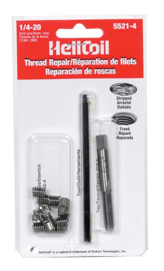 1/4 in. Stainless Steel Thread Repair Kit 20