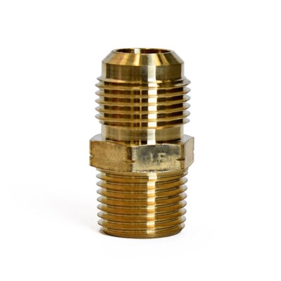 (image for)  5/8 in. Flare X 1/2 in. D Male Brass Adapter