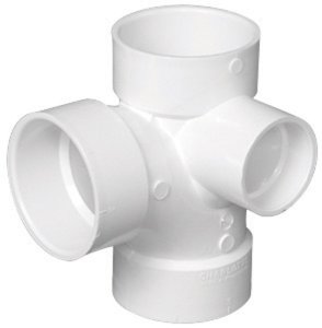 Schedule 40 3 in. Hub x 3 in. Dia. Hub PVC Sanita