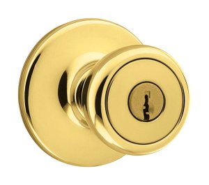 Polished Brass Entry Knobs Tylo Clamshell