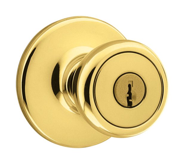 Polished Brass Entry Knobs Tylo Clamshell