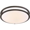 13.5 in. Oil Rubbed Bronze Low-Profile LED Ceiling Light