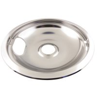 Drip Pan fits Whirlpool Ranges in Chrome, 8 in. 6 Pack