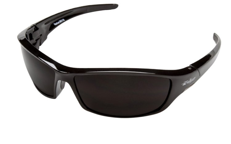 Safety Glasses Black Lens Black Frame 1 pc.