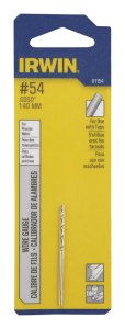 #54 x 1-7/8 in. L High Speed Steel Wire Gauge Bit 1 pc.