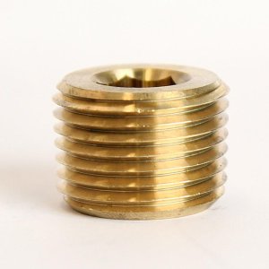 (image for)  1/2 in. MPT Brass Counter Sunk Plug