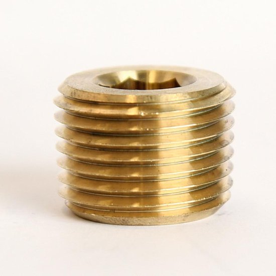 (image for)  1/2 in. MPT Brass Counter Sunk Plug
