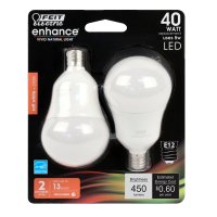 A15 E12 (Candelabra) LED Bulb Soft White 40w Equiv
