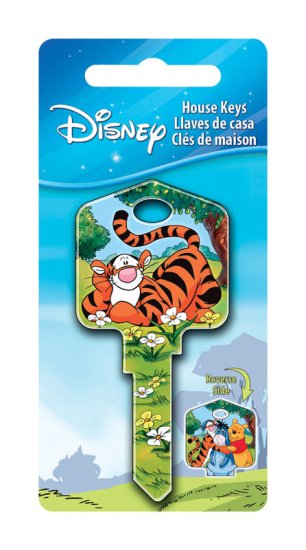 Disney Tigger Bounce House Key Blank 66/97 KW1/KW10 Sing